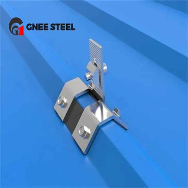 Solar trapezformet klemme